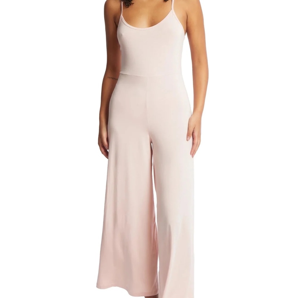 Hanky Panky Pink Flowy Jumpsuit